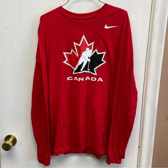 Nike Team Canada Long-sleeve Top Mens size Large - Picture 3 of 7